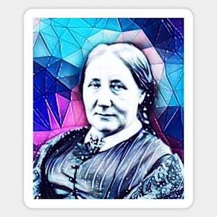 Elizabeth Gaskell Snowy Portrait | Elizabeth Gaskell Artwork 6 Magnet